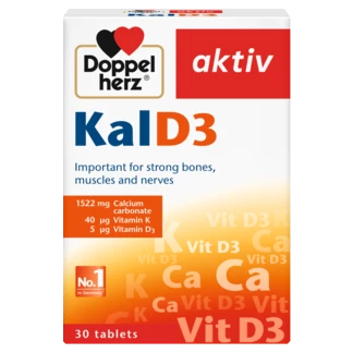Illustration of the product packaging Doppelherz aktiv KalD3 front view