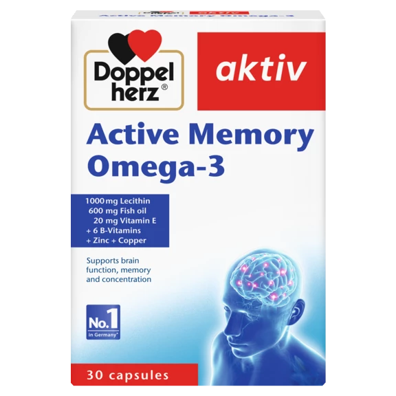 Doppelherz aktiv Active Memory Omega-3 front view